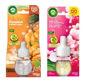 Air Wick 2 x wkłady 19 ml Pikantny Magiczny zapach dyni i Słodka Malina