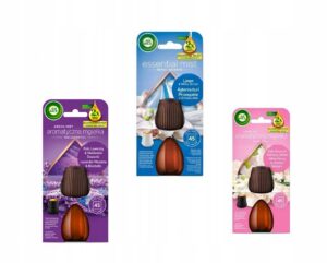 Air Wick Mgiełka 3x wkład Biała Peonia + Bawełna + Lawenda zestaw