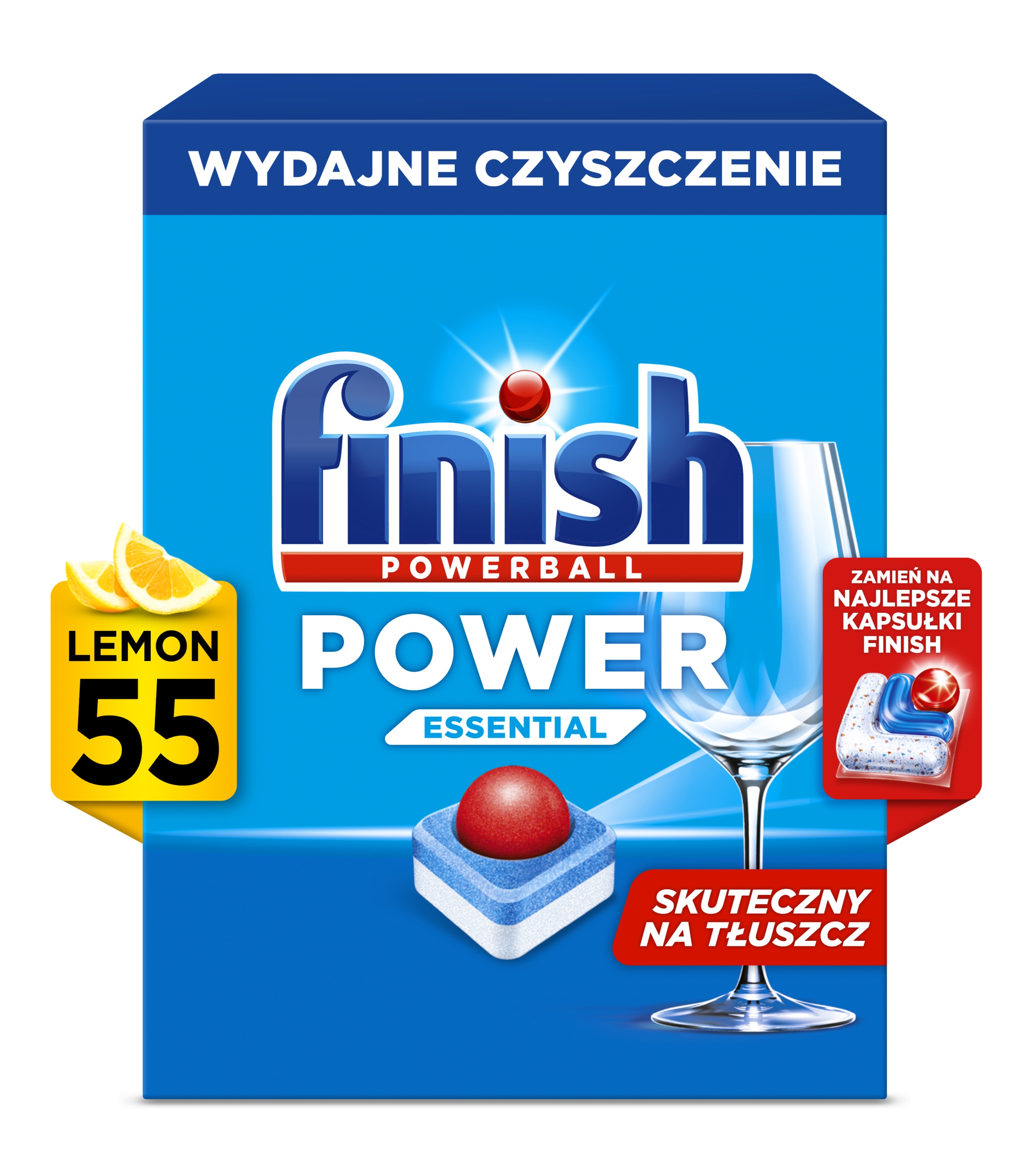 FINISH Powerball Power Essential Lemon - 55 szt. - obrazek 3
