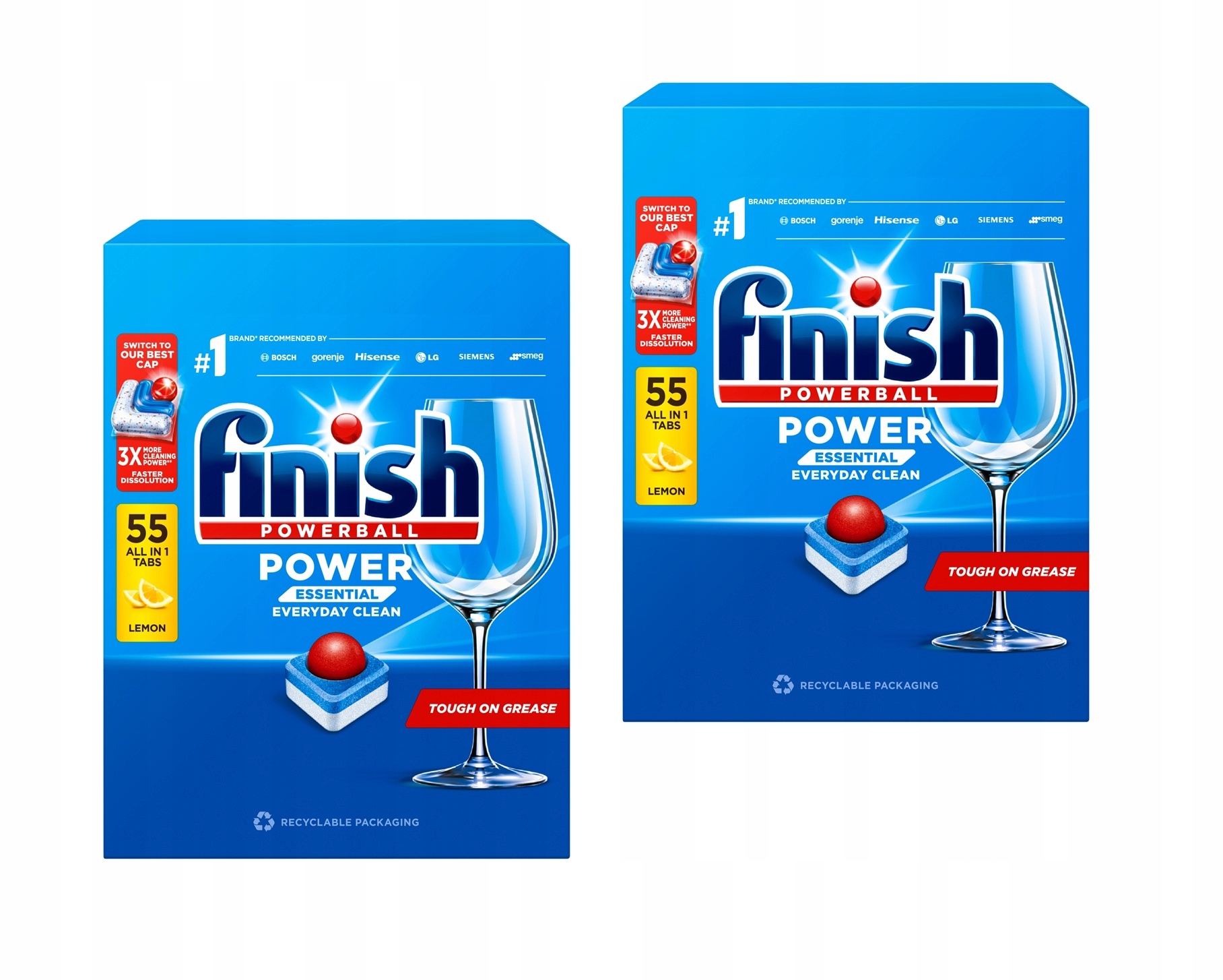 Finish tabletki do zmywarki Powerball Power Essential Lemon 110 sztuk