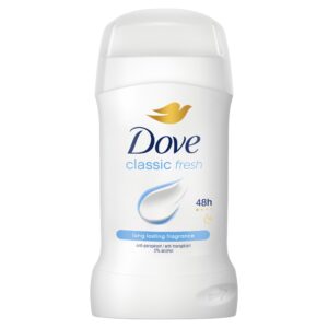 Dove Classic Fresh Antyperspirant w sztyfcie dla kobiet 50ml nawilżenie
