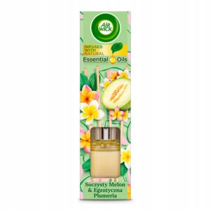 Air Wick Patyczki Zapachowe Melon i Plumeria 40ml owocowy aromat