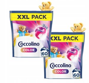 2 x Coccolino Care Color Kapsułki do prania kolorowych tkanin 3w1 120 prań