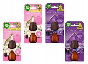 Air Wick Mgiełka Wkład Biała Peonia i Kwitnący Jaśmin & Pola Lawendy zestaw