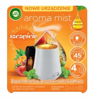 AIR WICK Dyfuzor Happines + wkład 20 ml zapach brzoskwini, ananasa, mięty
